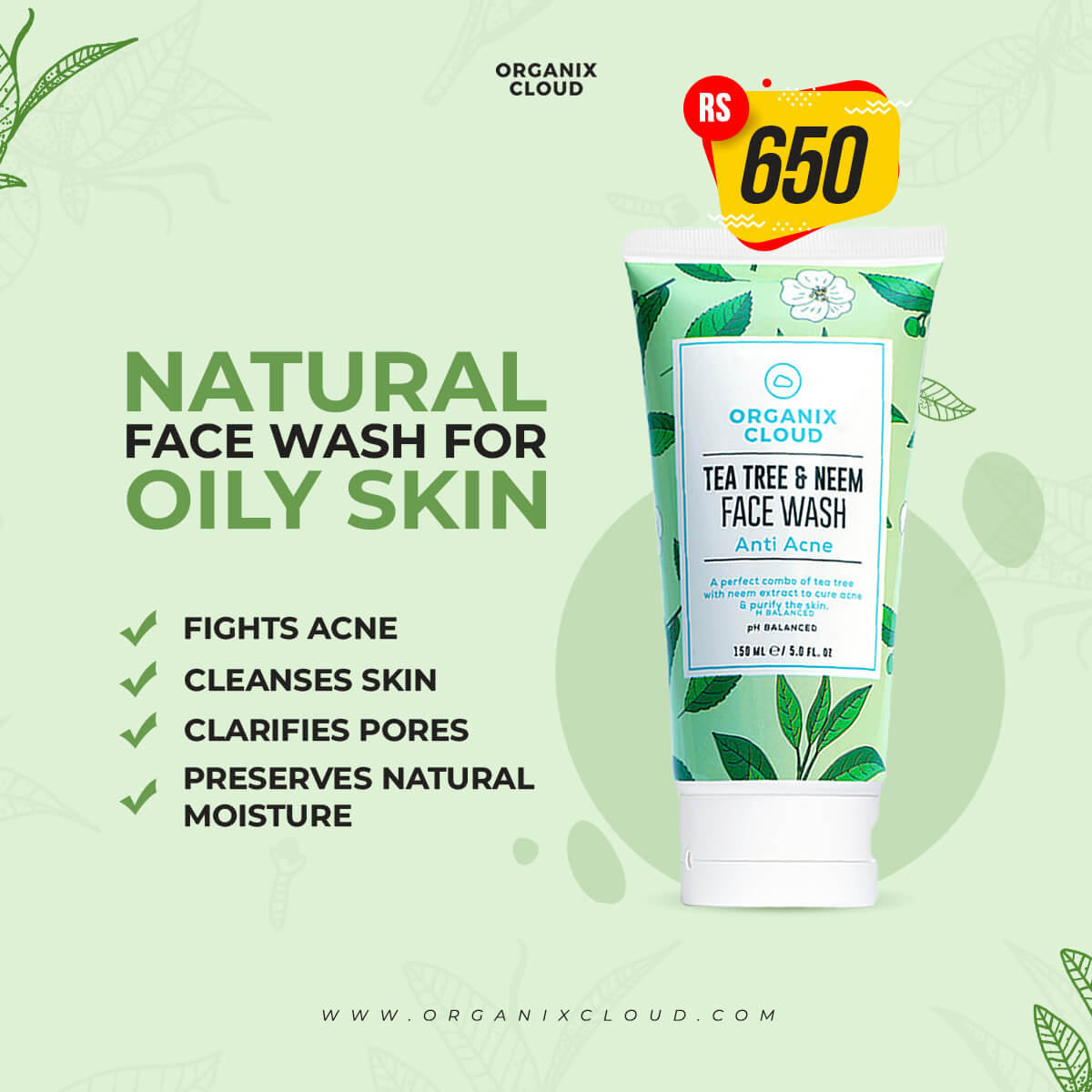 Tea Tree & Neem Face Wash