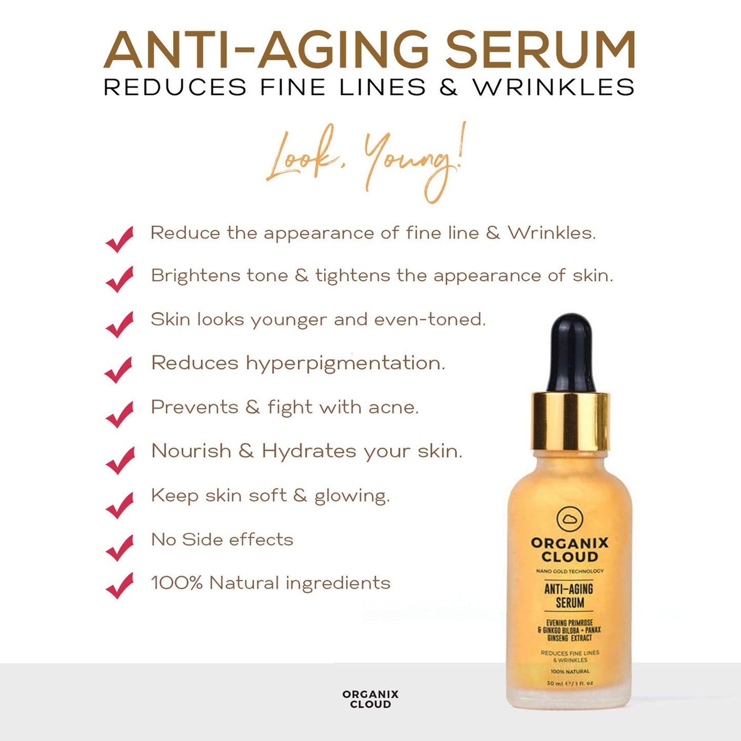 Anti-Aging Serum Skin Care organixcloud