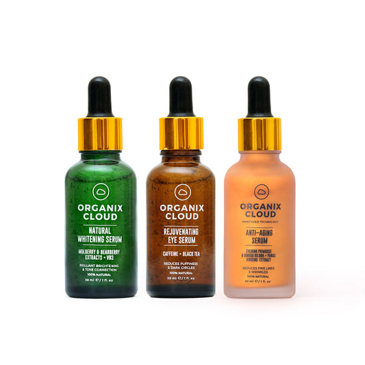 Natural Brightening Serum + Rejuvenating Eye Serum + Anti Aging Serum