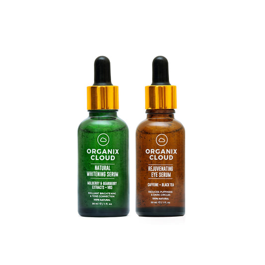 Natural Brightening Serum + Rejuvenating Eye Serum