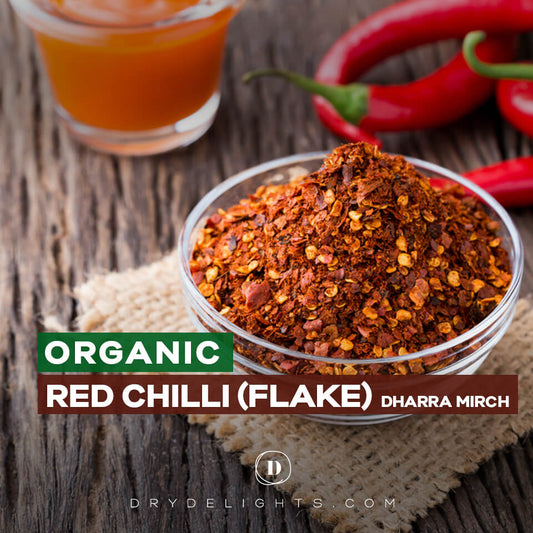 Organic Red Chilli Flakes (Dharra Mirch) | All-Natural